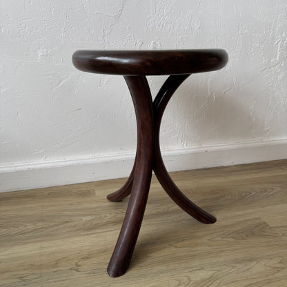 James Nason Oregon Black Walnut Stool Side Table