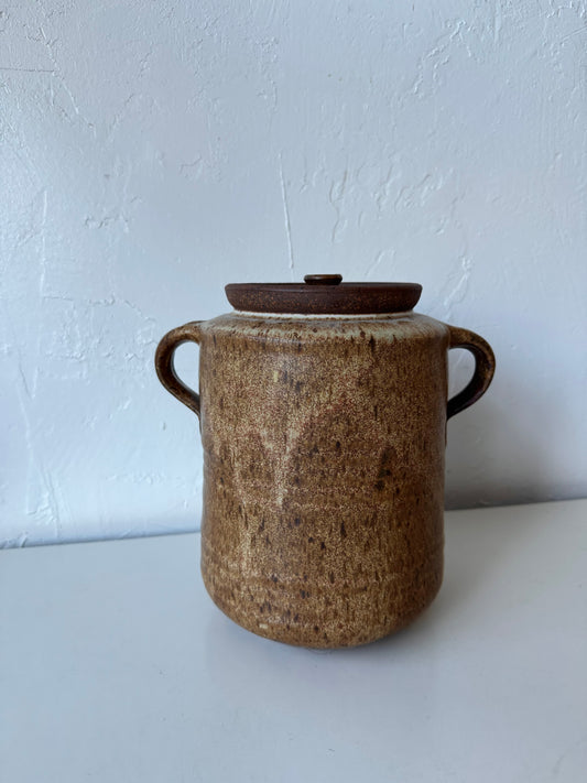 Richard Barrie Leach Lidded Amphora Canister Studio Pottery