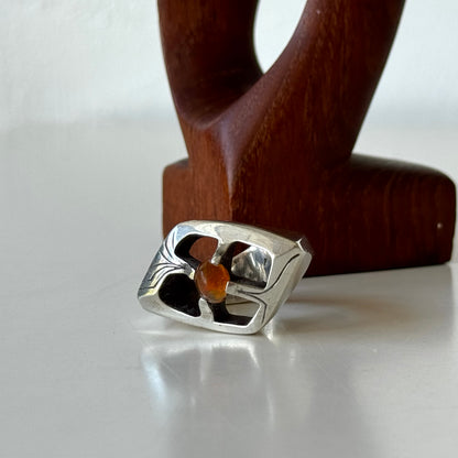 Max Nixon Silver + Opal Ring