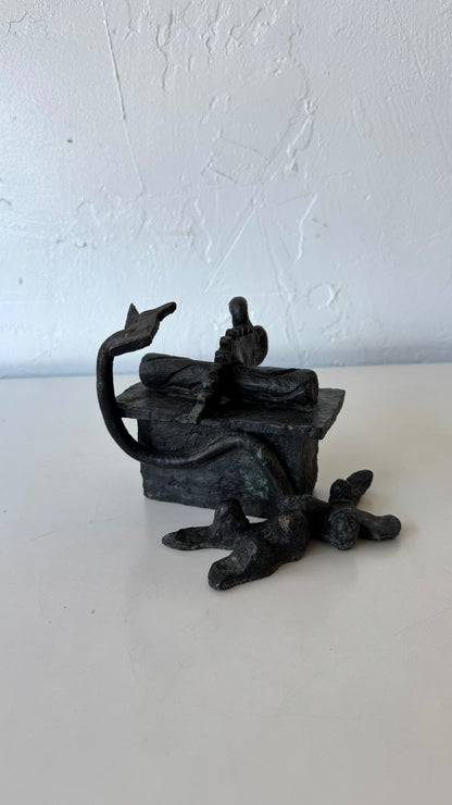 Susan Opie Abstract Bronze Sculpture, 1960’s