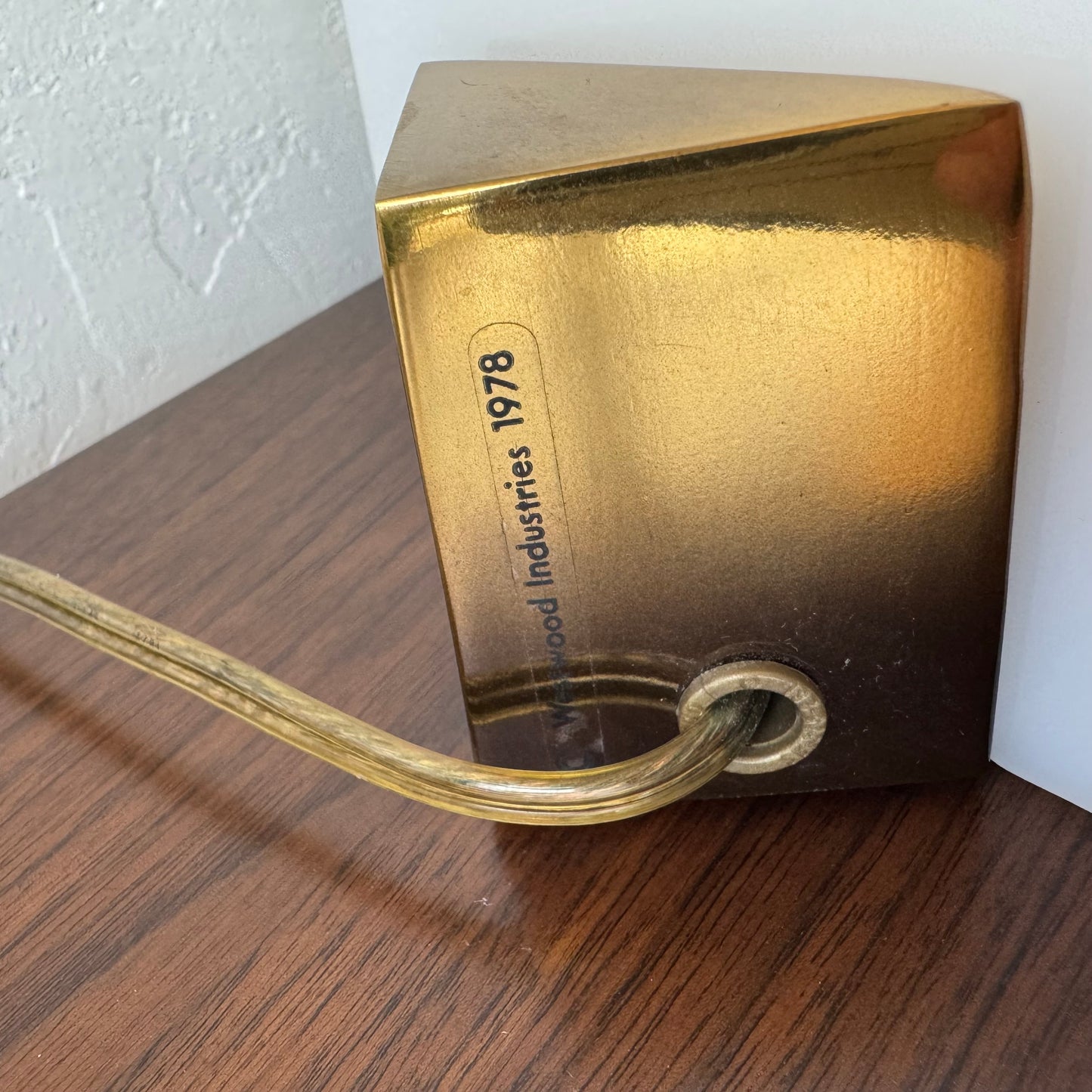 Westwood Industries Brass + Acrylic Table Lamp