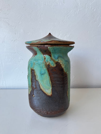 Bill Sax Lidded Studio Pottery Jar