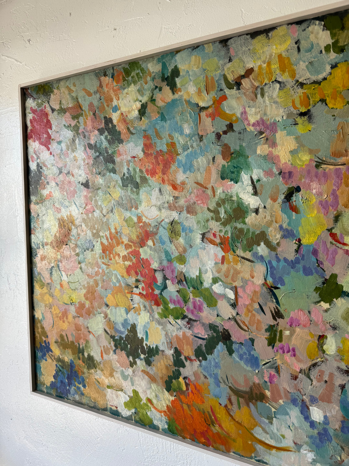 Ray Levra Abstract Colorfield Oil Painting