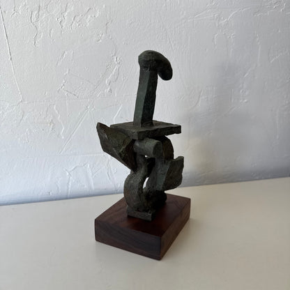 Susan Opie Abstract Bronze Sculpture, 1960’s