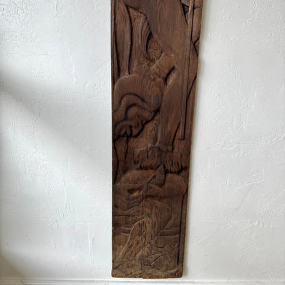 1930/40’s WPA Era Minotaur Woodcarving Panel