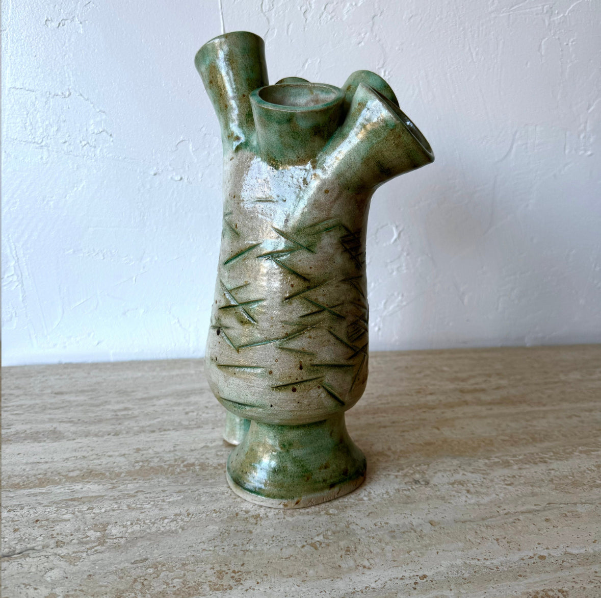 Organic Modernist Sculptural Ceramic Vessel