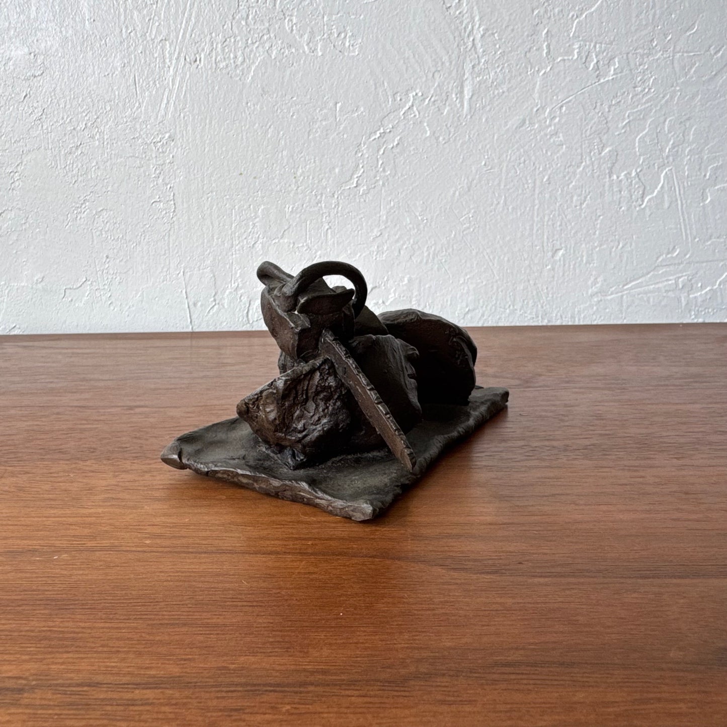 Susan Opie Self Portrait Bronze Sculpture