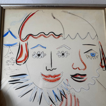 Feliciano Byan Cubist Figures Art Painting