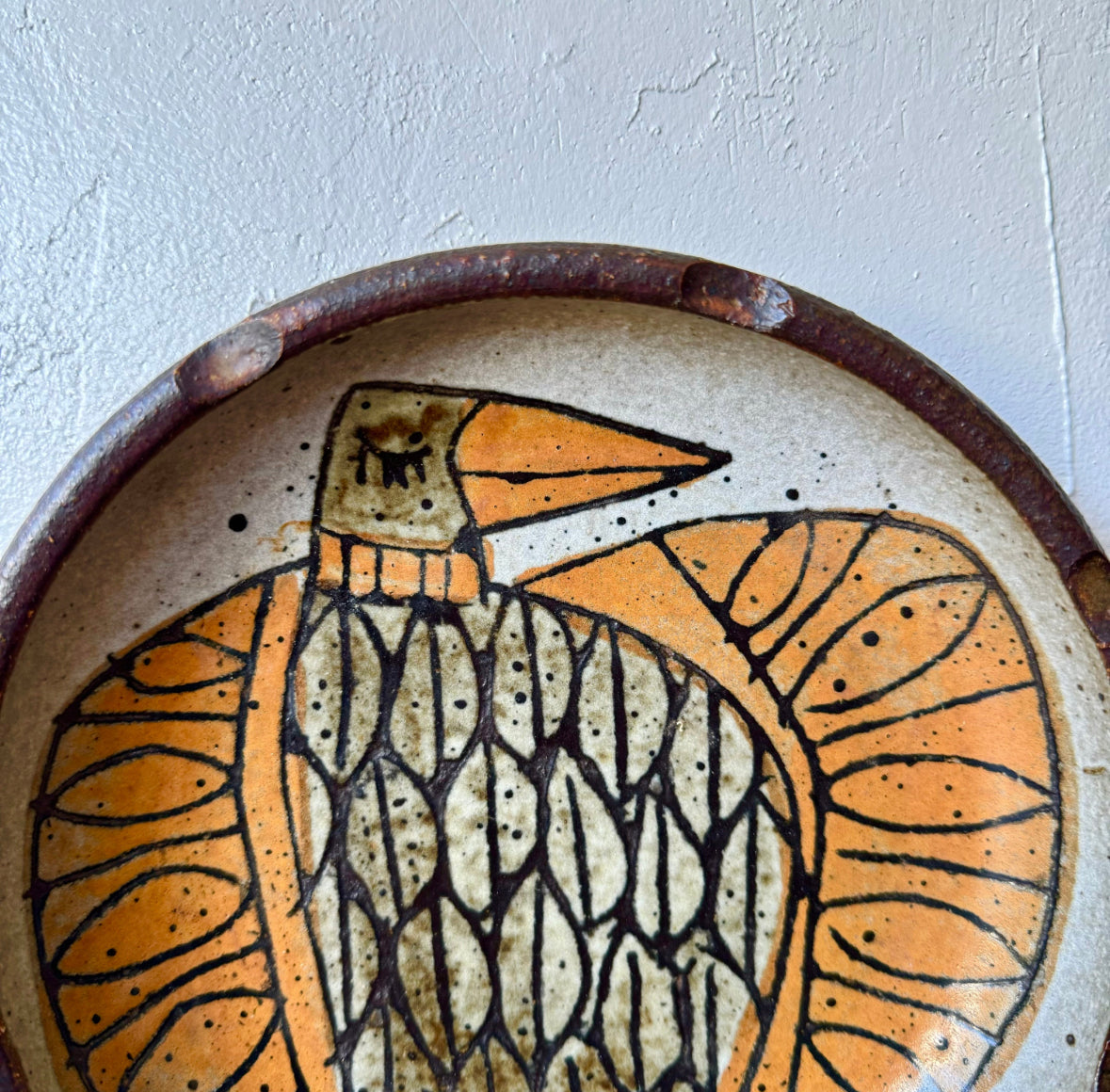 Brent Bennett | California Studio Pottery Bird Bowl