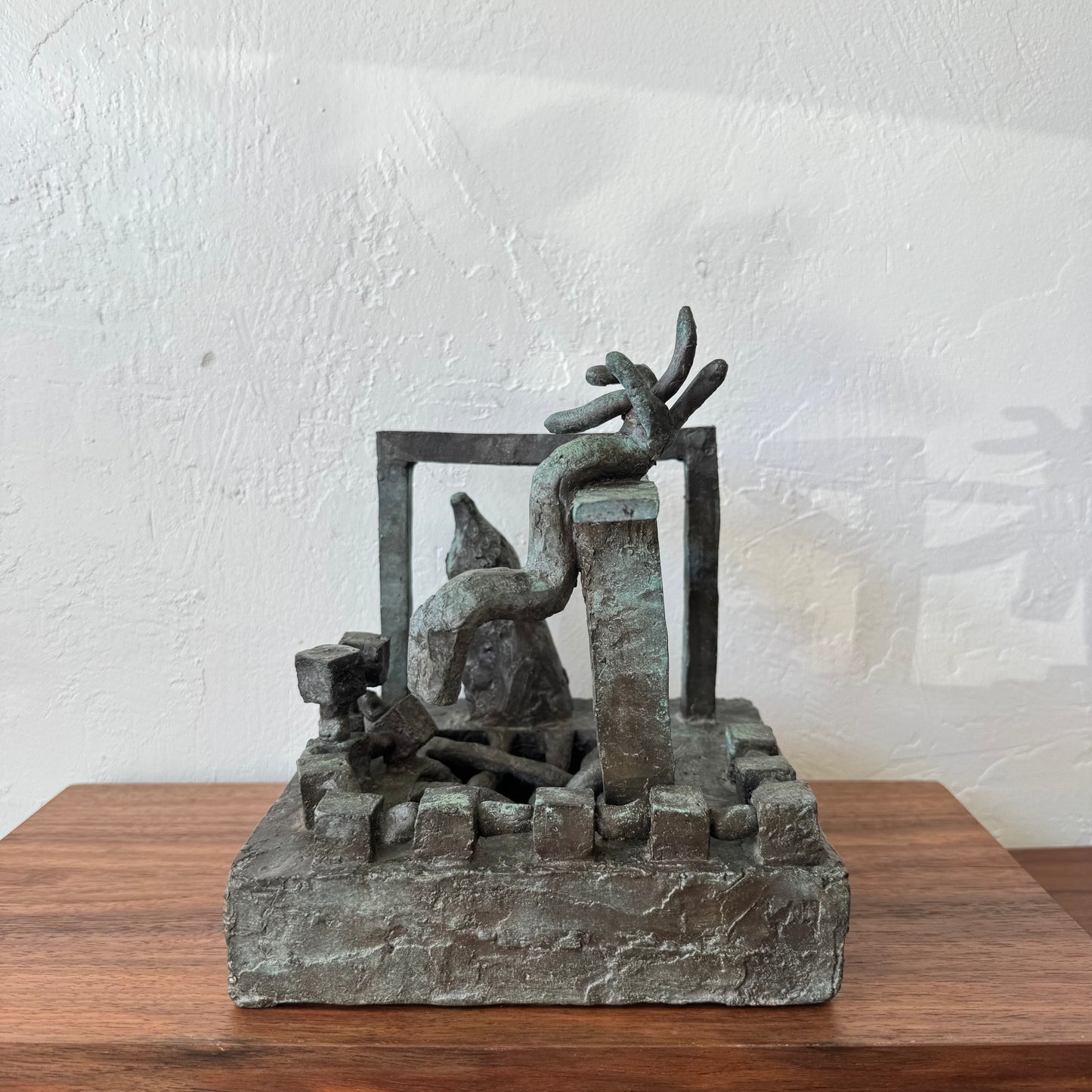 Susan Opie Abstract Bronze Sculpture, 1960’s