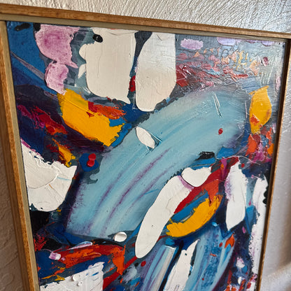 Alan Munro Abstract Acrylic Painting