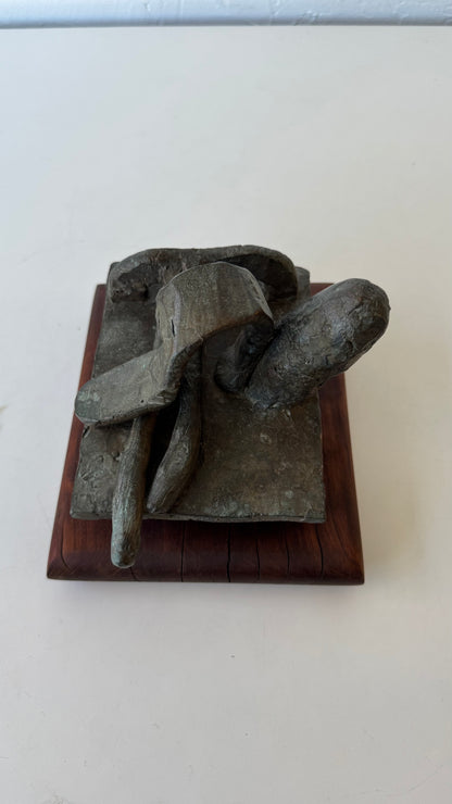 Susan Opie Abstract Bronze Sculpture, 1960’s