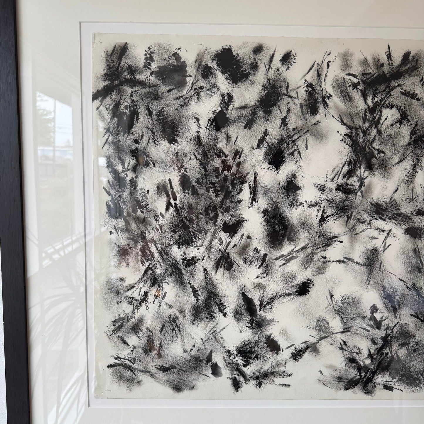 David McCosh Abstract Ink Oil Painting
