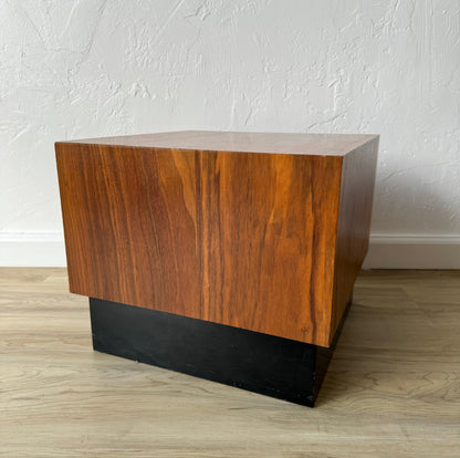 Martin Borenstein | Mid Century Walnut End Table / Pedestal