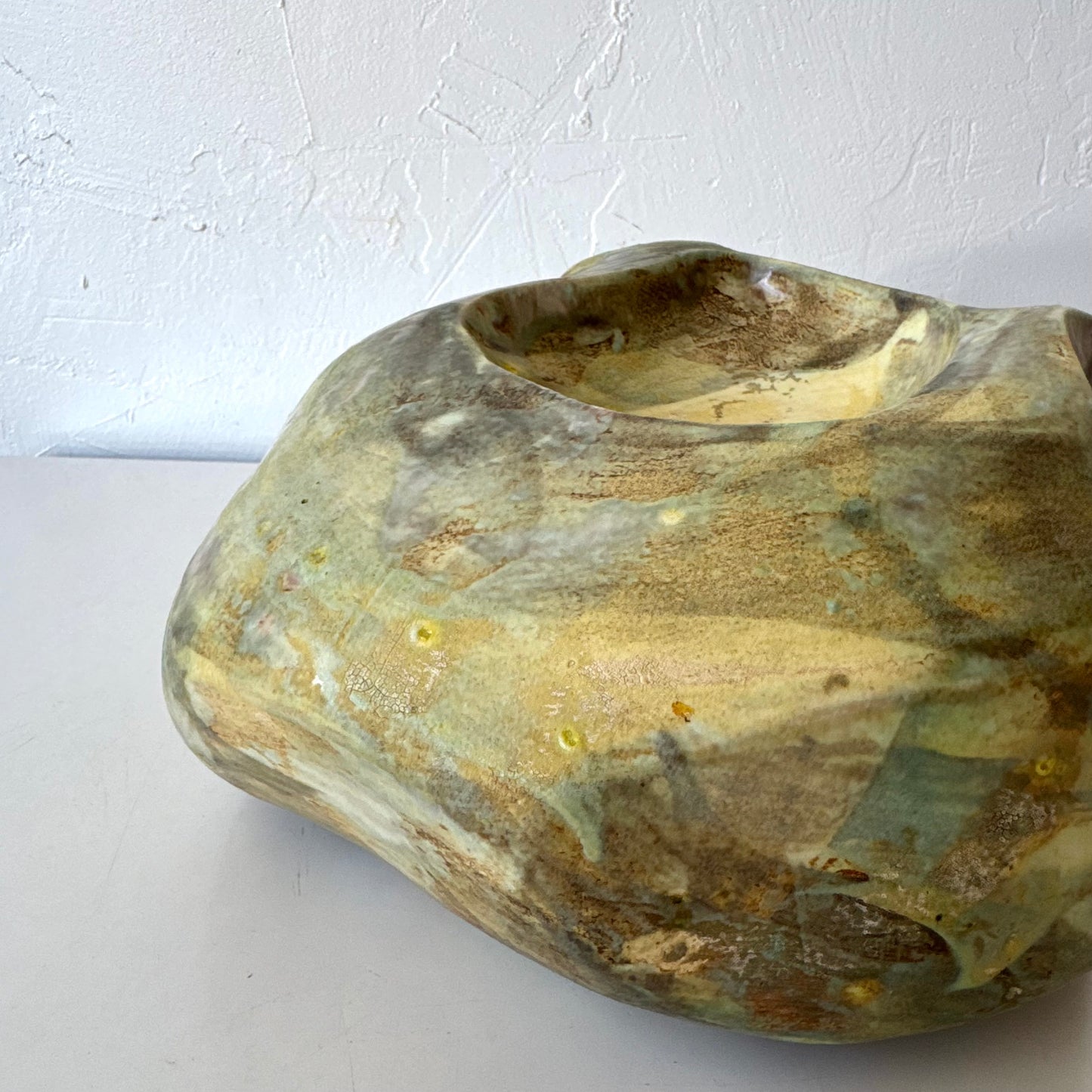 Mary Hindman Ceramic Sculptural Bowl