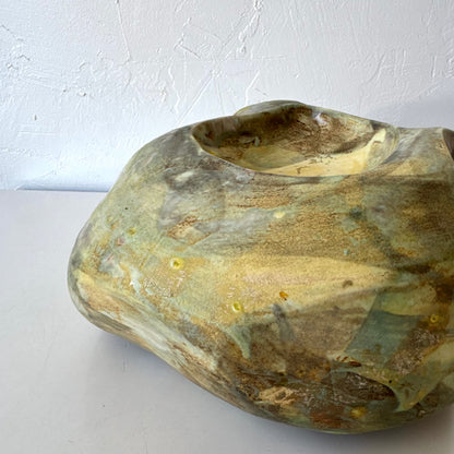 Mary Hindman Ceramic Sculptural Bowl