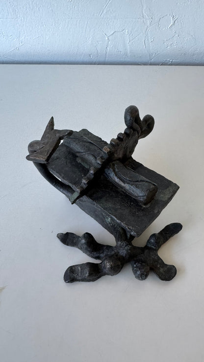Susan Opie Abstract Bronze Sculpture, 1960’s