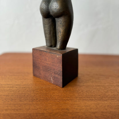 Figurative Abstract Female Nude Bronze, 1950’s